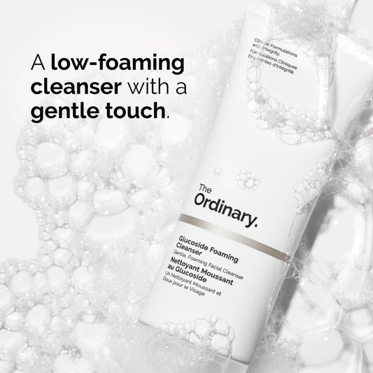 The Ordinary Glucoside Foaming Cleanser, Gentle Foaming Face Wash for All Skin Types Including Sensitive Skin, 5.1 Fl Oz