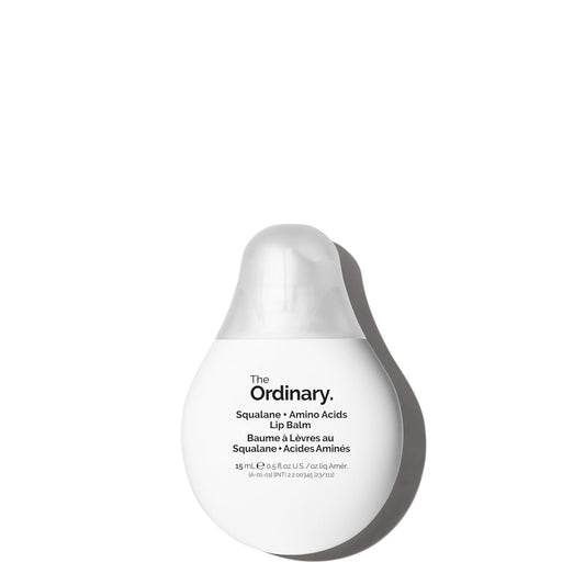 The Ordinary Squalane + Amino Acids Hydrating Lip Balm, for Lips, Elbows, and Cuticles, 0.5 Fl Oz