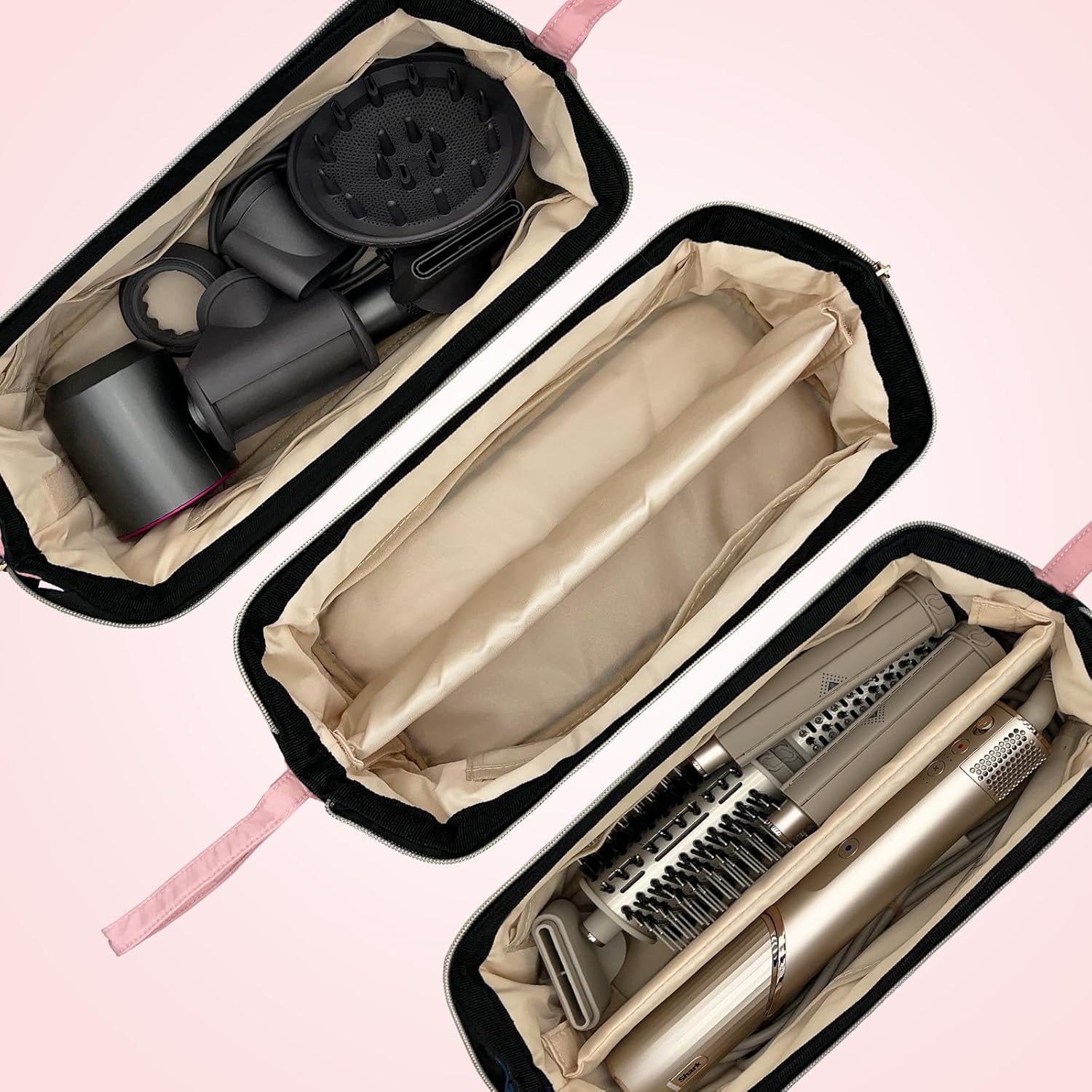 Shark Flexstyle & Dyson Airwrap Hair Dryer Brush Travel Bag | Portable Carrying Case for Revlon Hair Tools | Waterproof Dustproof Shockproof Flat Curling Iron Organizer